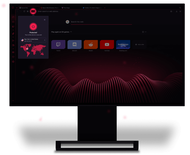 VPN Pro now in Opera GX